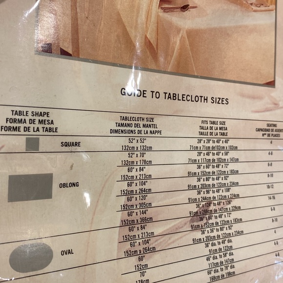 Croscill Home Fabric Tablecloth 52”x52” Square Cotton Polyester Blend Dining - Picture 14 of 14